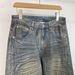 Women's Clothing Heavy Retro Dirty Dyed Distressed Jeans Men's Fashion Straight Slim Trousers_ecoleips.com