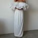 Elegant Off-Shoulder Ruffle Blouse & Sequin Maxi Skirt Set – Flowy Flounce Sleeves & Glamorous Fringe (S-Xl)_ecoleips.com