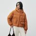 2025 Winter New Korean Style Short Flat Lake Jacket For Women With Hood Loose Fit Large Size 90% Duck Down_ecoleips.com