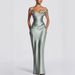 Women's Clothing Off-Shoulder Satin Puff Hip Dress For Women Style Spring/Summer INS Party Vacation Wear For Formal & Casual For Women_ecoleips.com