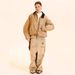 girl Girl Girl New 2025 Barn Style White Duck Turn-Down Collar Vintage Distressed Oversized Parka Down Jacket Loose Coat_ecoleips.com