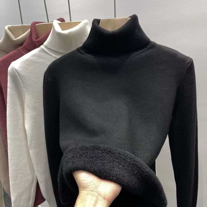 women's oversized knit sweater soft round neck casual pullover, lightweight & comfortable, multiple colors (blue, white, black, gray, pink, khaki)_ecoleips.com