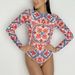 Women's Clothing Women's Quick Drying Backless Sun Protective Swimsuit Sports Swimwear Modest Coverage, Beach & Pool Ready_ecoleips.com