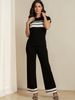 Summer Women's Clothing Set Short Sleeved T-Shirt And Wide Leg Pants Two Piece American Style Design Hot Selling_ecoleips.com