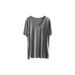 Women's Clothing Withdrawal Modal Pocket Large Round Neck T Shirt Women's Drape Solid Color Slim All Match Top_ecoleips.com