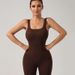 Women's Clothing Threaded Jumpsuit Seamless Elastic Sportswear Fitness Jumpsuit Yoga Suit Jumpsuit_ecoleips.com