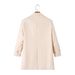 Cross-border Women's Fashion 2024 Spring Autumn New European And American Style Buttonless Pleated Sleeve Slim-fit_ecoleips.com