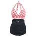 Aria Basics Cross-border Two-piece High-waisted Bikini Swimsuit With Straps, European And American Style Women's Swimwear,_ecoleips.com