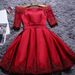 Women's Clothing New Spring Red Bride Wedding Toast Dress Slim Wedding Dinner_ecoleips.com