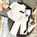 Women's Heart Shaped Rose Print Summer Set Short Sleeved T-Shirt And Sweatpants Two Piece Breathable Comfortable Clothing_ecoleips.com