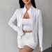 AD777Alo Yoga Long Sleeve Slim Fit Waist-Cinching Slimming Stand-Up Collar Sports Fitness Wear Women's Baseball Jacket_ecoleips.com