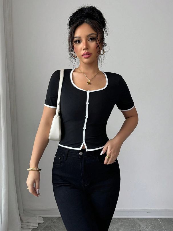 Women's Clothing Summer Stylish Short Knit Sweater For Women Sleeveless Fashionable And Elegant Top For Formal & Casual For Women_ecoleips.com