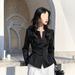 2025 Spring New High-End Light Luxury Unique Beautiful French Style Elegant Plus Size Short Shirt Jacket For Women_ecoleips.com