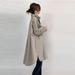 Women's Clothing Spring And Autumn Hot Sale Fashion Stand Collar Zipper Irregular Coat Mid Length Coat_ecoleips.com