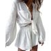Women's Fashion: Plain Color Short Pants With Lace, Shirt, And Casual Vacation Outfit_ecoleips.com