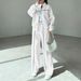Women's Clothing Autumn Winter Thin Sleeve Sweatshirt Jacket High Waist Casual Trousers Fleece Lined 2 Piece Set_ecoleips.com