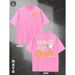 Vintage Washed Distressed Graphic T-Shirt 230g European Size 100% Cotton Women's Casual Fashion Top_ecoleips.com