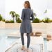 Women's Clothing Sun Protection Full Surround Diving Shield Surfing Swimsuit Muslim Outdoor Running Sports Conservative Three Piece Suit_ecoleips.com