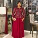 Women's Clothing Sequined Banquet Party Dress Elegant Sequin Evening Gown – Plus Size African Party Dress With Waist Belt (Chiffon & Glitter)_ecoleips.com