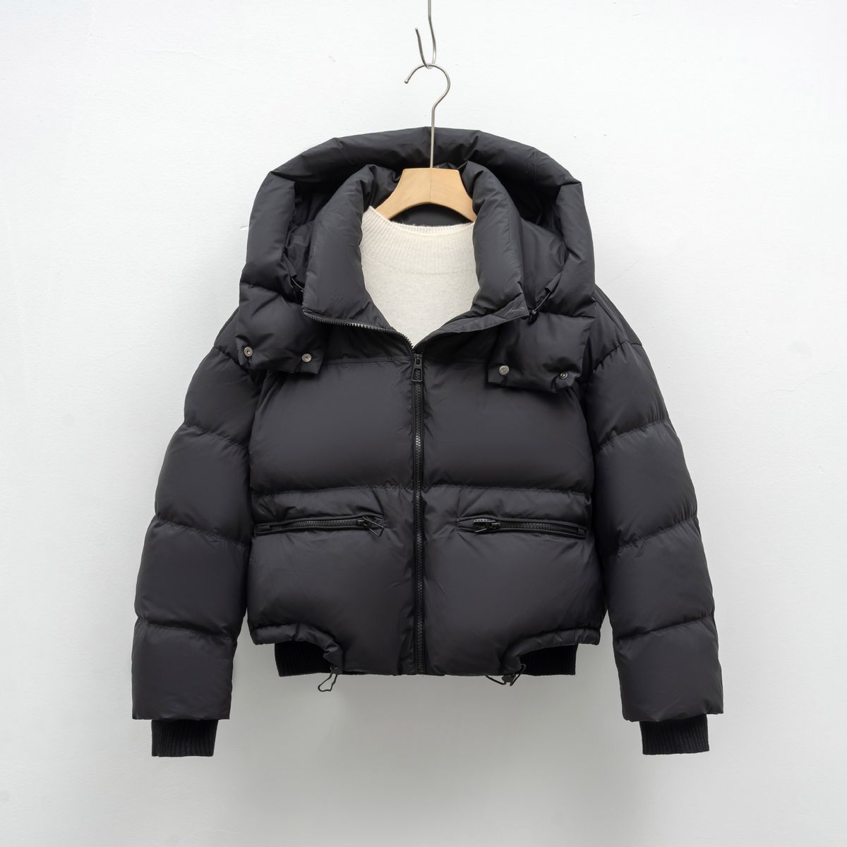 New Short Winter White Duck Down Fashionable And Simple Bread Jacket Thickened Warm Fluffy Jacket Down Jacket Women_ecoleips.com
