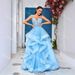 Elegant Long Prom Party Cocktail Dress For Women Sexy Gown Evening Birthday Wear Regular Size_ecoleips.com