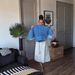 Women's Fashion Asymmetric Denim Jacket & Wide-Leg Pants Set | Batwing Sleeve Off-Shoulder Streetwear Outfit_ecoleips.com