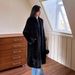 Women’s Long V-Neck Faux Mink Coat – Chic & Ethical Winter Jacket (S/M/L, Black/Beige/Camel/Grey/Light Grey)_ecoleips.com