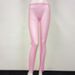 Mesh Crystal Embellished Pants – Streetwear Hollow-Out Straight Leg Pants (Elastic Waist, Rhinestone, Black/White/Pink, One Size Fits Most)_ecoleips.com