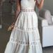 Women's Clothing Retro Sleeveless Dress Lace Hollow Design Niche Fairy Dress_ecoleips.com