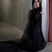Women's Clothing New French Light Luxury Niche Temperament Catwalk Performance Clothing One Shoulder Dress Black_ecoleips.com