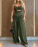 Spring/Summer Women's French Style Fresh Sweet Jumpsuit Slim Waist Wide Leg Pants Casual Beach Vacation Clothing 2026 New_ecoleips.com