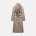 Elegant Winter Coat With Faux Fur Collar - Women's Long Wool Coat For Autumn & Winter, Classic European Style_ecoleips.com