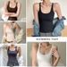 plus Size Cotton Knit Camisole White Tank Top Women's Sexy Form-Fitting Spring Summer Top_ecoleips.com