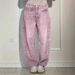 Women's High-Waisted Straight Leg Jeans With Sparkling Star Embroidery, Comfortable Stretch Denim Pants For Casual & Office Wear_ecoleips.com