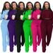 Women's Asymmetrical Hem Wide-Leg Pants Set – High-Low Design With Back Pleats (Breathable Poly-Cotton Blend, 7 Elegant Colors)_ecoleips.com