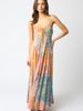 2025 Summer New European And American Cross-Border V-Neck Printed Tie Loose Sleeveless Strap Dress For Women_ecoleips.com