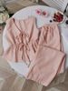 Women's Summer Solid & Striped Outfit Set - Sleeveless Tie-Front Top & Wide-Leg Pants Casual Two-Piece_ecoleips.com