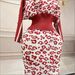 Women's Clothing African Plus Size Women's Casual Suit Set Pleated Print Long Sleeved Top And Skirt Two Piece Set For Autumn Spring Modest Abaya Dress_ecoleips.com