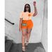 Women's Striped Two Piece Set Casual Short Sleeved Shorts Clothing_ecoleips.com