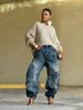 Women's Clothing Women's Ripped Patchwork Washed Jeans Jeans Multi Pocket Denim Clothing For Formal & Casual For Women_ecoleips.com