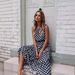 Hot Sale 2026 Spring And Summer Fashion Versatile Printed Polka Dot Crew Neck Long Dress Women's Dress_ecoleips.com