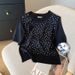 Women's Clothing Women's Ice Silk Sequined T-Shirt Style Summer Design Knitwear Top For Formal & Casual For Women_ecoleips.com