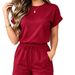 Goods Spring/summer New Short Sleeved Two Piece Set For Women, Fashion Trendy Casual Two Piece Set_ecoleips.com