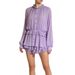 New European American Cross-border Foreign Trade Women's Clothing Long-sleeve Ruffled Waist Top And Shorts Casual_ecoleips.com