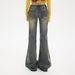 American Retro Micro-flared Jeans For Women, New Autumn And Winter Low-waist Slimming Wide-leg Versatile Stretchy_ecoleips.com
