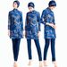 Women's Clothing Digital printing slim fit Muslim girls swimsuit women sports sun protection three piece sports suit_ecoleips.com