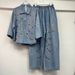 Light Women's Summer 2025 New Fashionable Niche Rhinestone Embellished Heavy Craft Fashion Denim Suit_ecoleips.com