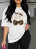 Summer Women's Casual And Fashionable Leopard Print And Cherry Print Loose T-shirt+shorts Two-piece Sportswear Suitable For Daily Wear-34_ecoleips.com