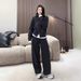 European-style High-end Double-zipper Hooded Sweatshirt Jacket For Women, 2025 Spring New Fashion, Loose And Stylish Top_ecoleips.com