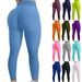 High Waist Yoga Pants For Women - Tummy Control Butt Lifting Leggings With Floral Jacquard Fabric, 9/7 Length, Breathable & Squat Proof (12 Colors)_ecoleips.com